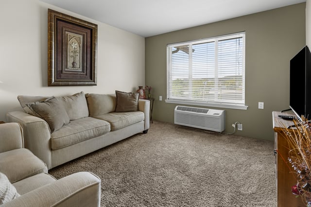 Fort-Smith-035 Living Room in our One-Bedroom Apartment Home